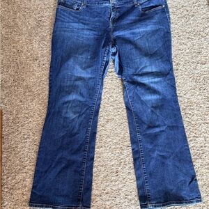 Torrid Dark Blue Flare Jeans